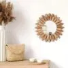 Sonnenblumen-Spiegel aus Holz Sonnenblumen-Spiegel aus Holz