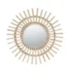 Sonnenspiegel aus Rattan Sonnenspiegel aus Rattan