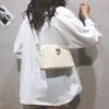 Strandtasche aus Naturrattan mit Kette für Damen Strandtasche aus Naturrattan mit Kette für Damen