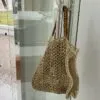 Strandtasche aus Naturstroh Strandtasche aus Naturstroh