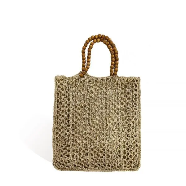 Strandtasche aus Naturstroh Strandtasche aus Naturstroh