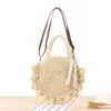 Strandtasche aus Naturstroh im Vintage-Look Strandtasche aus Naturstroh im Vintage-Look