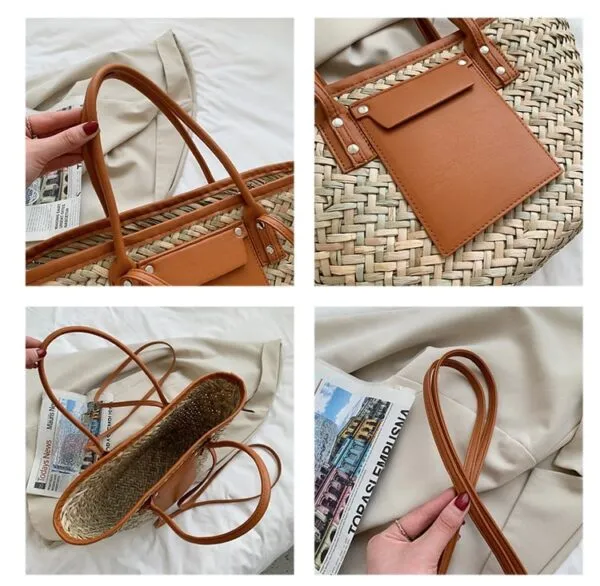 Strandtasche aus Rattan Strandtasche aus Rattan