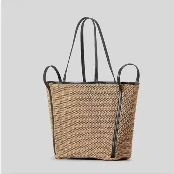 Strandtasche aus Rattan mit großem Fassungsvermögen Strandtasche aus Rattan mit großem Fassungsvermögen
