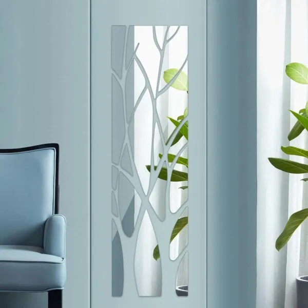 Türspiegel mit Zweigdekor im Landhausstil Türspiegel mit Zweigdekor im Landhausstil