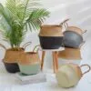 Übertopf aus Rattan und Weide für Zuhause Übertopf aus Rattan und Weide für Zuhause