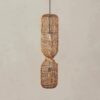 Vintage Deckenleuchte aus Rattan mit LED Vintage Deckenleuchte aus Rattan mit LED