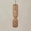 Vintage Deckenleuchte aus Rattan mit LED Vintage Deckenleuchte aus Rattan mit LED