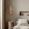 Vintage Deckenleuchte aus Rattan mit LED Vintage Deckenleuchte aus Rattan mit LED