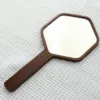 Vintage Holzspiegel mit Griff Vintage Holzspiegel mit Griff