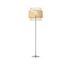 Vintage Japanischer Rattan Stehlampe