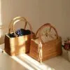 Vintage Rattan Handtasche Vintage Rattan Handtasche
