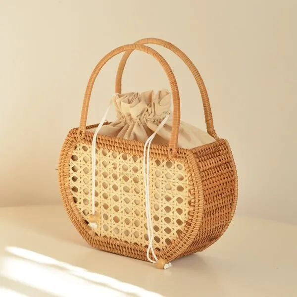 Vintage Rattan Handtasche Vintage Rattan Handtasche