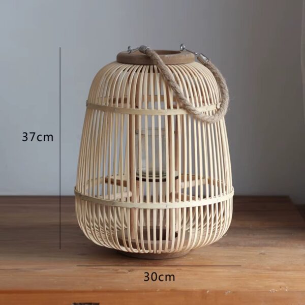 Vintage Rattan Laterne