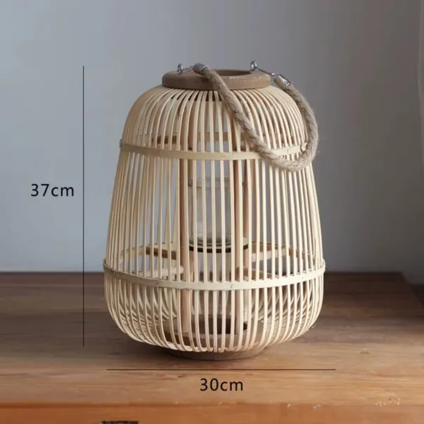 Vintage Rattan Laterne Vintage Rattan Laterne