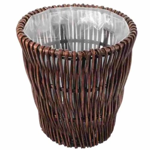 Vintage Rattan Papierkorb Vintage Rattan Papierkorb