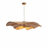 Vintage Rattan Pendelleuchte Handgefertigt