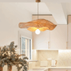 Vintage Rattan Pendelleuchte Handgefertigt