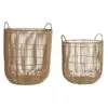 Wäschekorb aus Rattan mit Deckel Wäschekorb aus Rattan mit Deckel