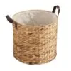 Wäschekorb aus Rattan mit Griffen