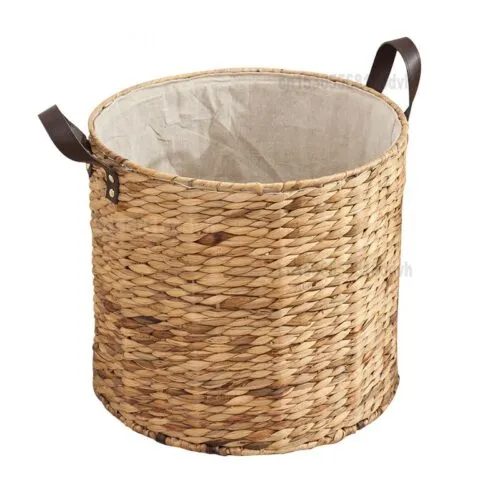 Wäschekorb aus Rattan mit Griffen Wäschekorb aus Rattan mit Griffen
