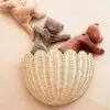 Wanddeko aus Rattan im Korb-Design Wanddeko aus Rattan im Korb-Design