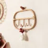 Wandhaken aus Naturrattan mit 3 Haken Wandhaken aus Naturrattan mit 3 Haken