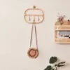 Wandhaken aus Naturrattan mit 3 Haken Wandhaken aus Naturrattan mit 3 Haken