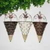Wandhalterung für Pflanzen aus Rattan, hängend Wandhalterung für Pflanzen aus Rattan, hängend