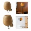 Wandlampe aus Rattan im Boho-Stil 2
