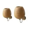 Wandlampe aus Rattan im Boho-Stil 2 Wandlampe aus Rattan im Boho-Stil 2