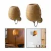 Wandlampe aus Rattan im Boho-Stil 2 Wandlampe aus Rattan im Boho-Stil 2