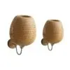 Wandlampe aus Rattan im Boho-Stil 2 Wandlampe aus Rattan im Boho-Stil 2