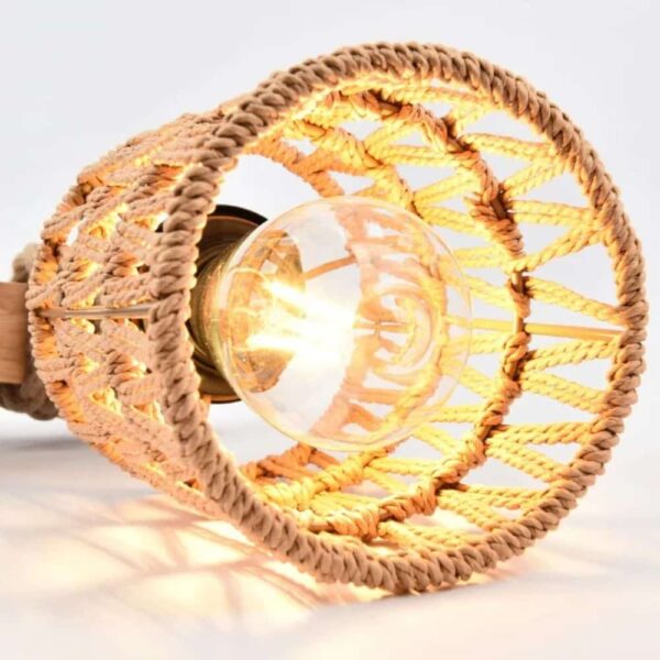 Wandlampe Rattan Boho Wandlampe Rattan Boho