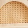Wandregal aus Rattan mit Haken Wandregal aus Rattan mit Haken