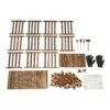 Wandregal im Waben-Design aus Holz Wandregal im Waben-Design aus Holz