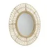 Wandspiegel aus Rattan, naturfarben Wandspiegel aus Rattan, naturfarben