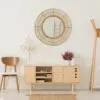 Wandspiegel aus Rattan, naturfarben Wandspiegel aus Rattan, naturfarben