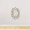 Wandspiegel aus Rattan oval Wandspiegel aus Rattan oval