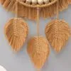 Wandspiegel mit Makramee und Rattan Wandspiegel mit Makramee und Rattan