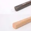 Wandvase aus hellem Holz Wandvase aus hellem Holz