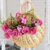 Wandvase aus Rattan