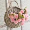Wandvase aus Rattan