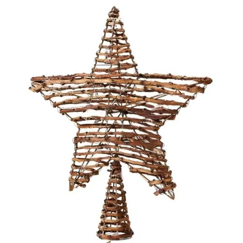 Weihnachtsbaumstern aus Holz Weihnachtsbaumstern aus Holz