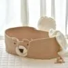 Wickelkorb im Rattan-Look mit Bärenmotiv Wickelkorb im Rattan-Look mit Bärenmotiv