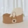Wickelkorb im Rattan-Look mit Bärenmotiv Wickelkorb im Rattan-Look mit Bärenmotiv