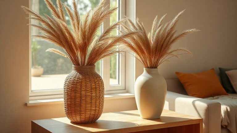 Rattan Vase vs Keramik Vase: Welches Material passt in dein Wohnzimmer?